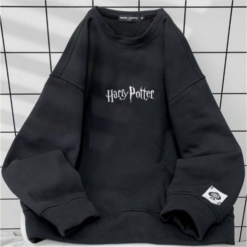 4539 Sweater Bordier Crewneck Wanita | HARRY POTTER Sweater | Korean Style