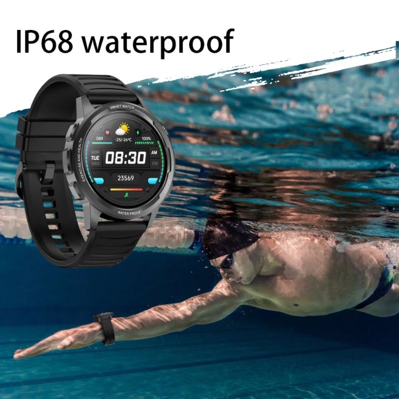 Smartwatch X28 360x360 pixels HR BP BO 24 sport mode swimming-1