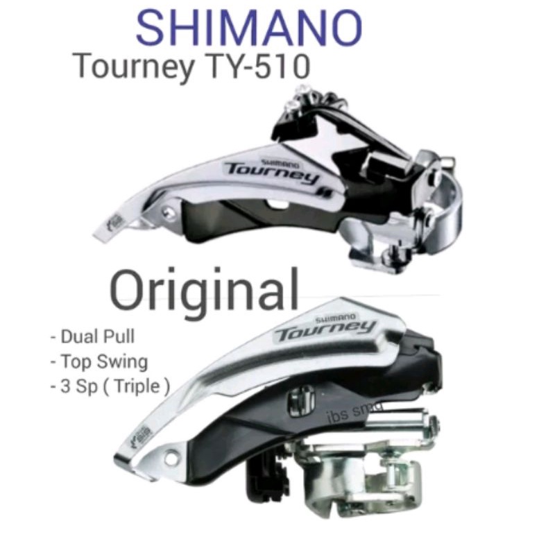 FD Shimano Tourney TY 510 Original . Front Derailleur TY510  .. Kode 728842001