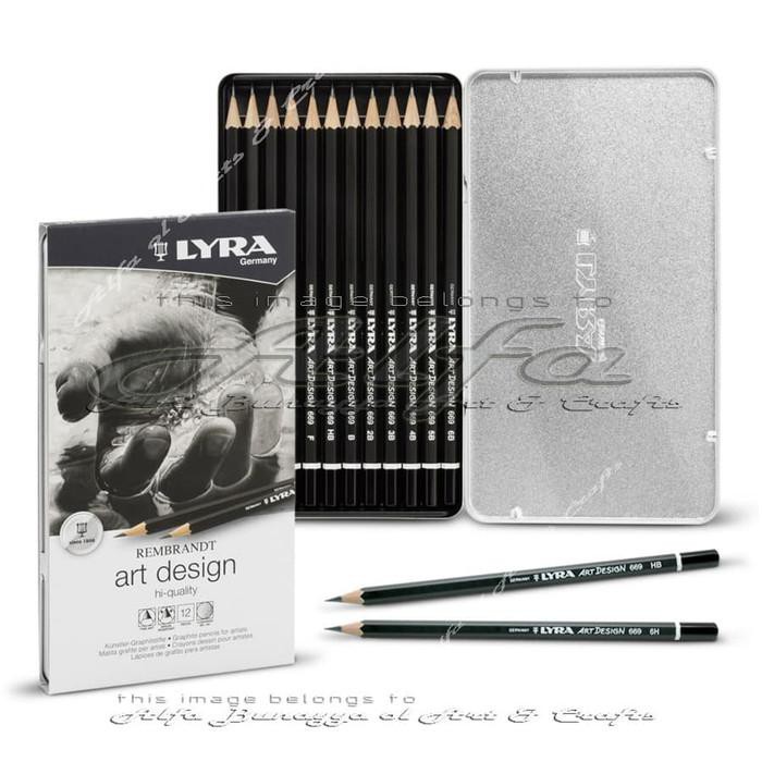 

Art / Lyra Art Design Pencils Set 12 - Pensil Sketsa - Sketch Graphite