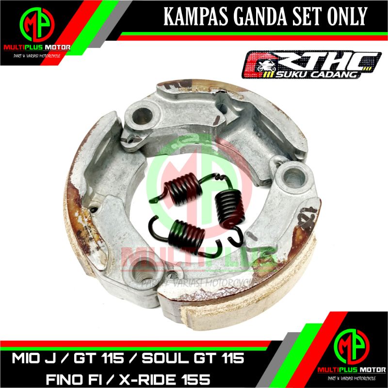 Kampas kopling ganda otomatis set only MIO J,MIO 115,MIO GT 115,X-RIDE 115,MIO FINO FI,SOUL GT 115