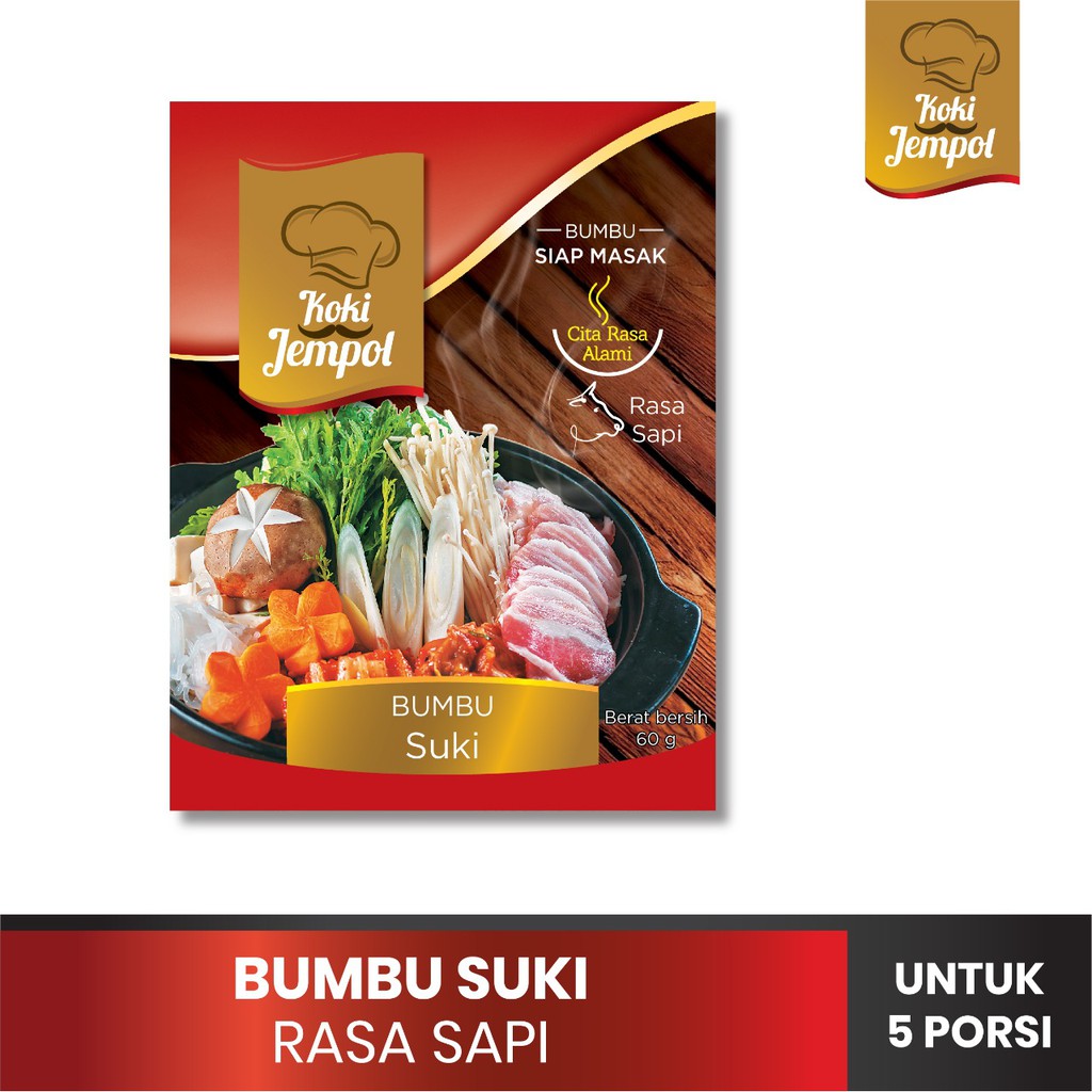 

Bumbu Masak Instant Suki Koki Jempol 60gr