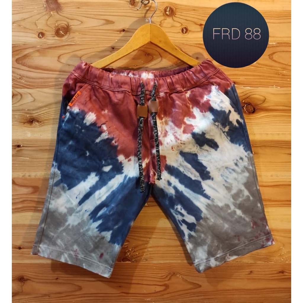 CELANA PENDEK PRIA DEWASA TIE DYE BYK PILIHAN MOTIF TERBARU/CELANA PENDEK DISTRO/CELANA PENDEK CHINOS /CARGO/KOREA/DISTRO CASUAL/SANTAI/PANTAI