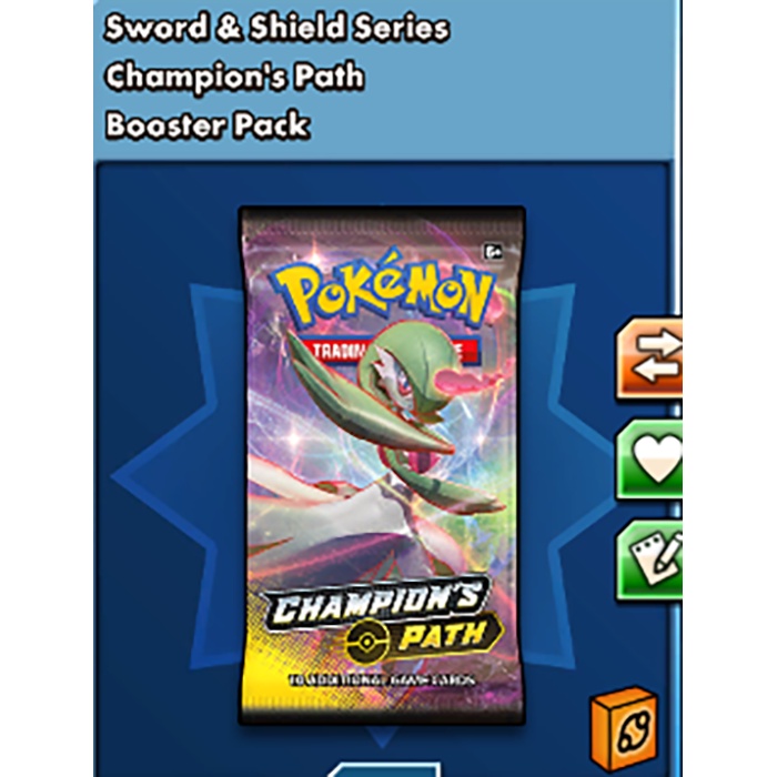 PTCGO Pokemon Sun & Moon Champion's Path Booster Pack