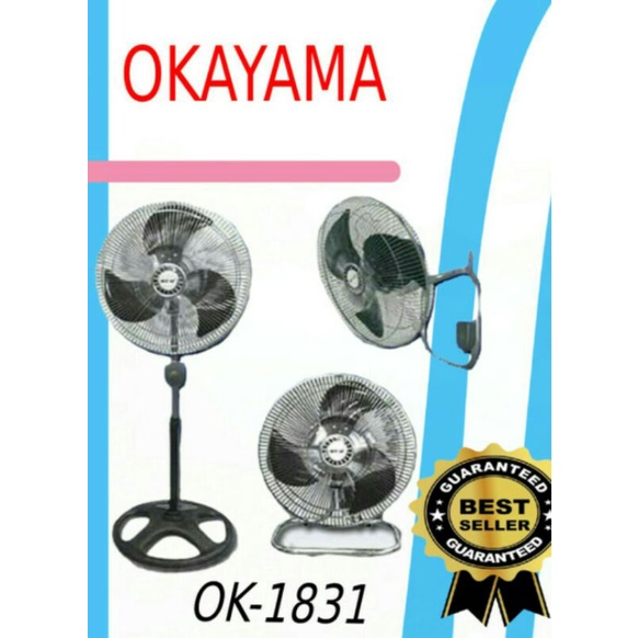 Kipas angin Tornado 18 inch 3in1 Okayama/Sogo 1831