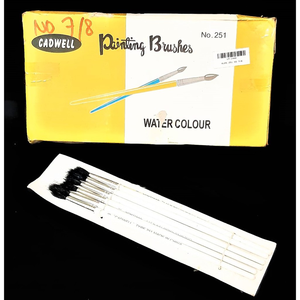 

KUAS LUKIS CAT AIR BULU HITAM MURAH NO. 8 PAINT BRUSH