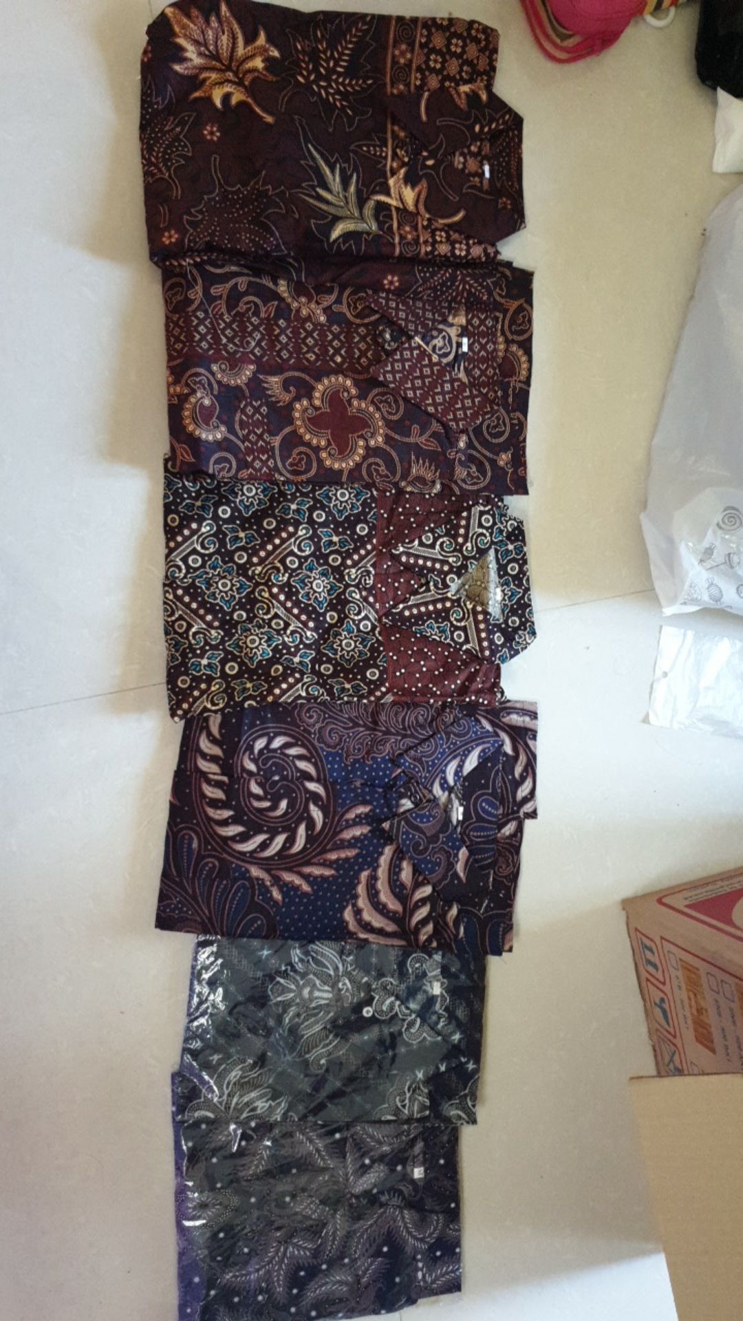 Cod Batikn Pria Lengan Panjang Size M L Xl Xxl Kemeja Batik Pria Motif Kenari Mulia Jaya Batik