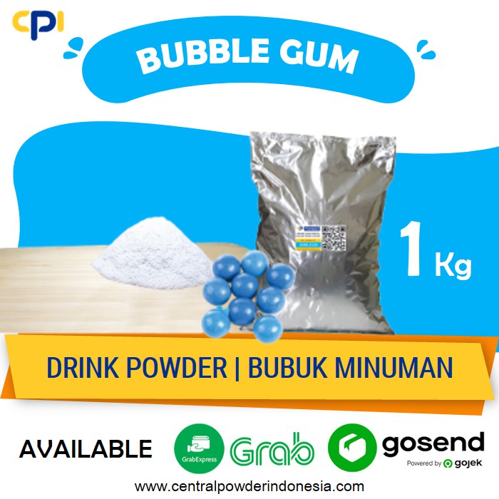 Jual POWDER DRINK BUBUK MINUMAN BOBA RASA BUBBLE GUM PERMEN KARET ...