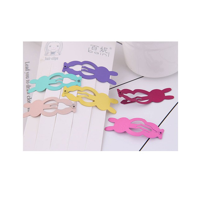 LRC Jepit Rambut Fashion Color Child Bunny Hair Clip A57928