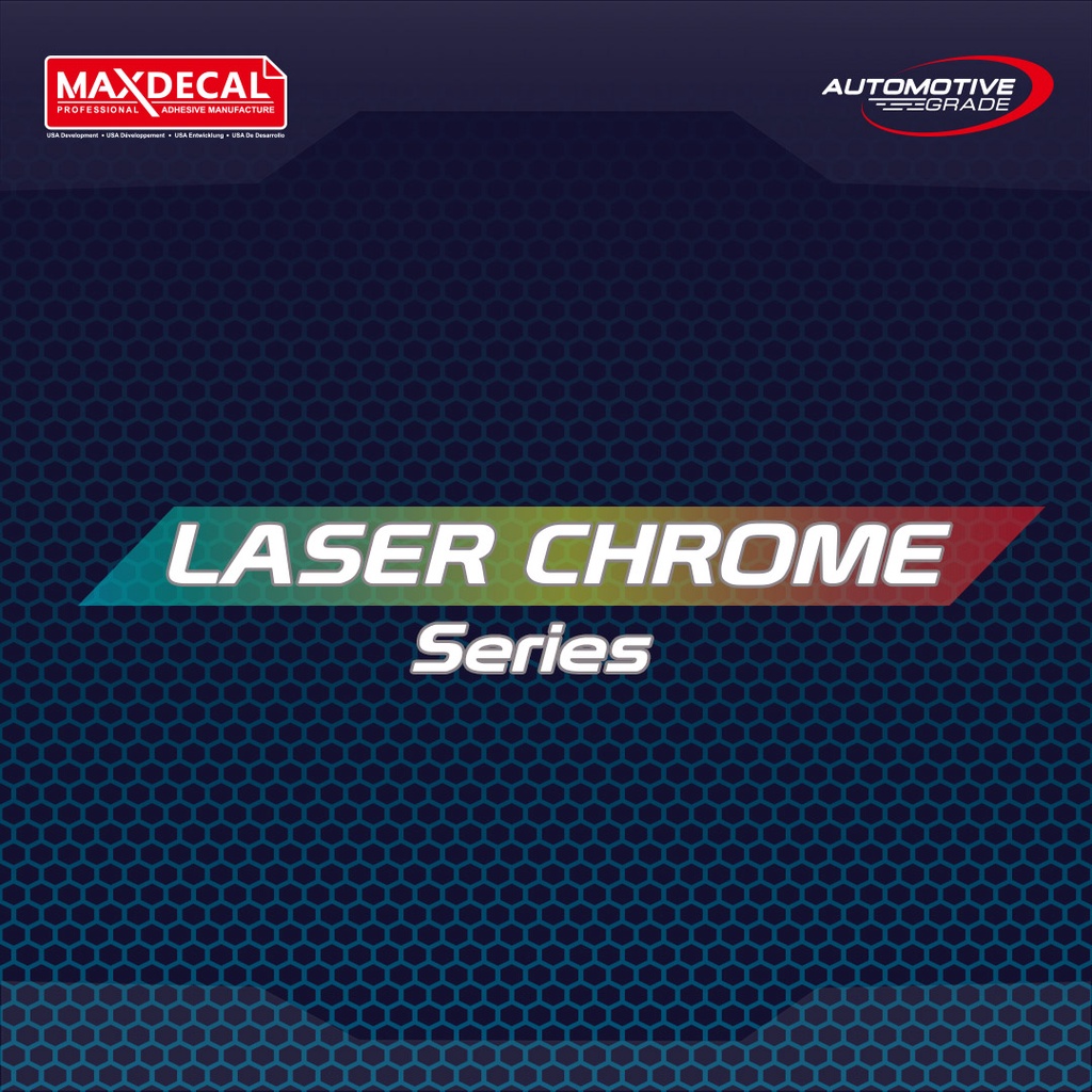 [Meteran] Maxdecal 9500 Laser Chrome 152cm Scotlite Mobil