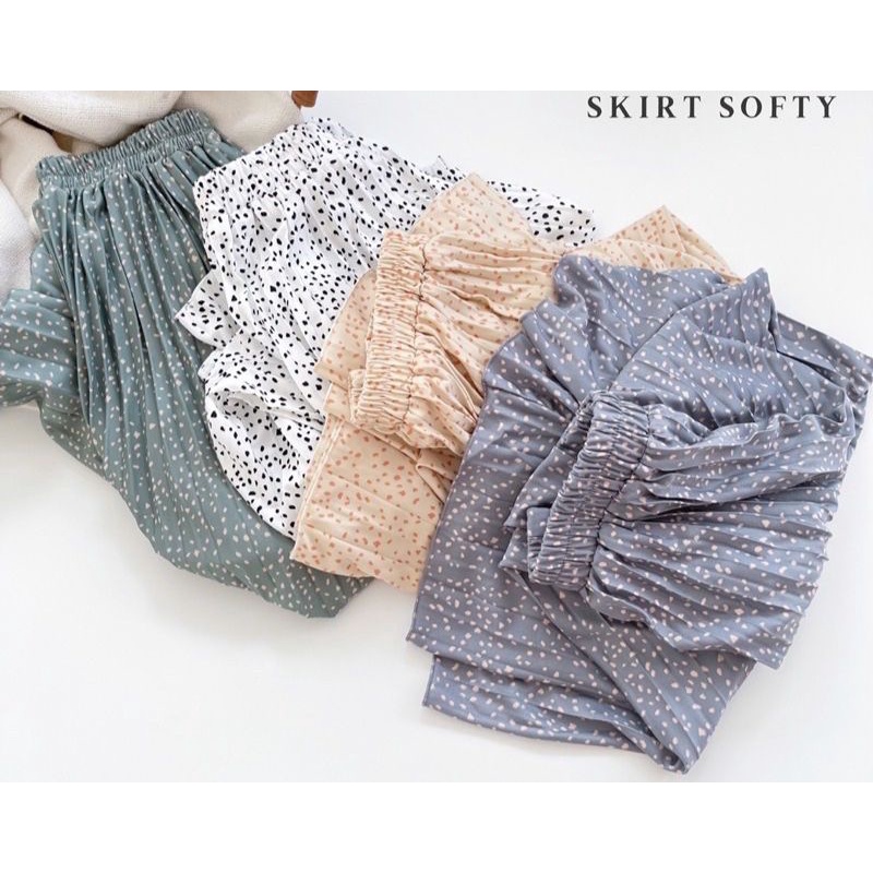 TERLARIS Rok plisket motif bintik/rok plisket motif premium/rok plisket dewasa mayung/rok plisket pr