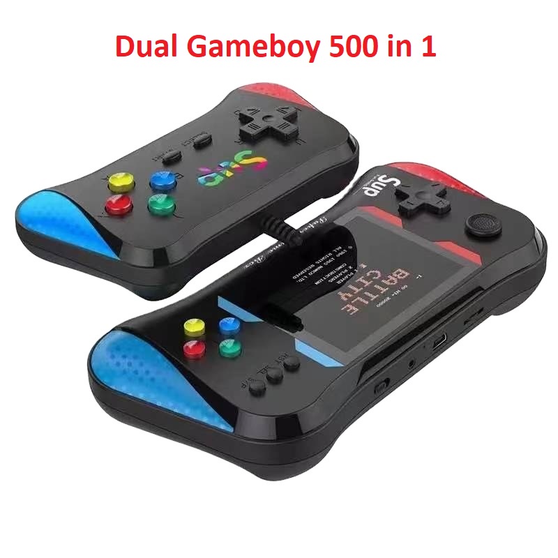 Gameboy Retro 666 In 1 Mini Game Boy Dual Player Portable Game Box