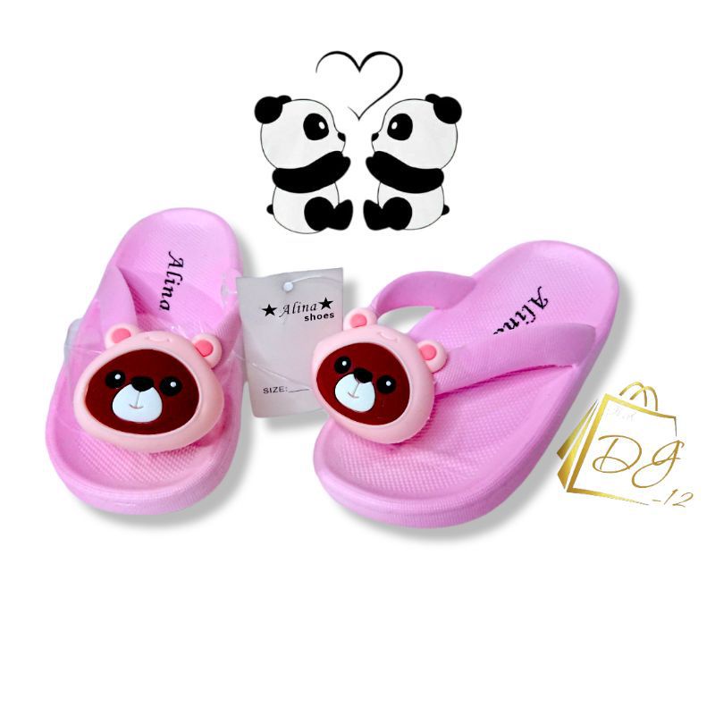 Sandal Jepit Anak Perempuan Motif Rabbit Sandal Motif Kelinci