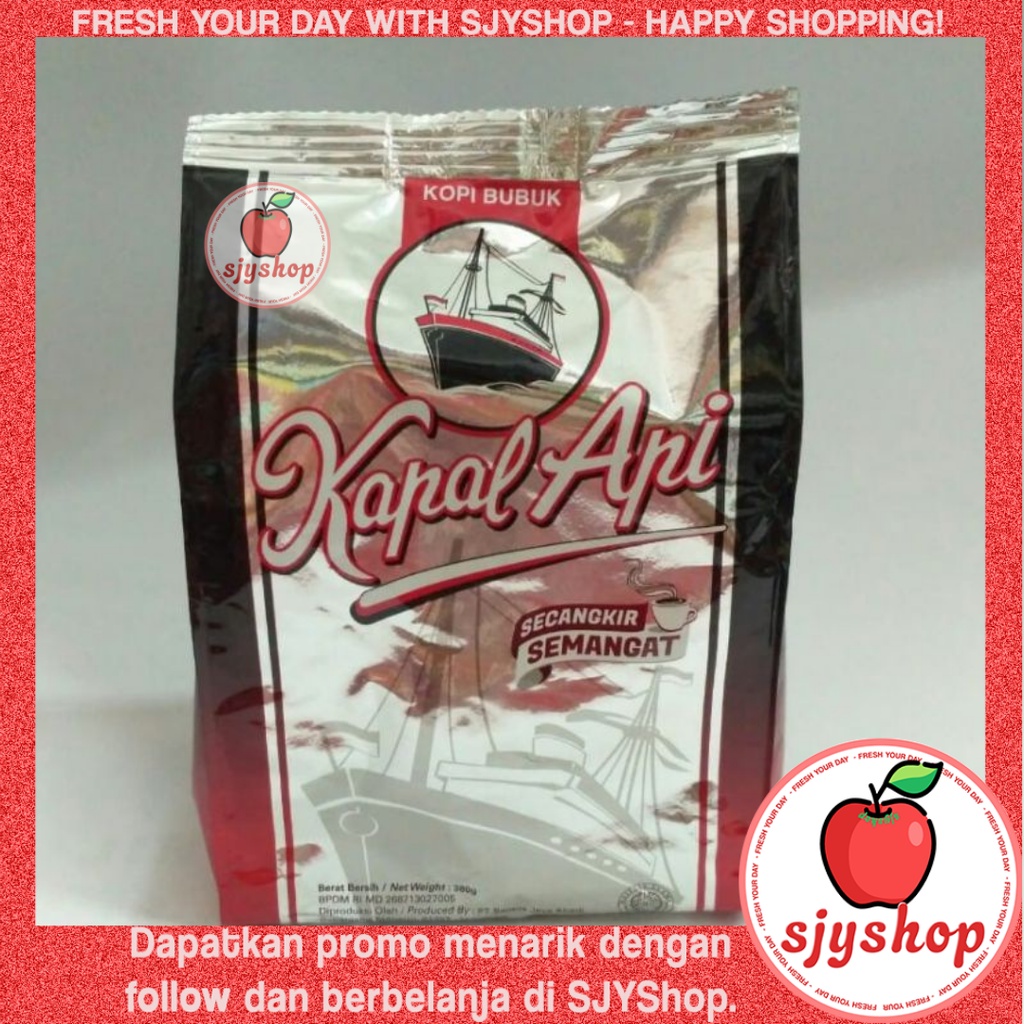 

Kopi Kapal Api Silver Refill 350 gram / Kopi Bubuk