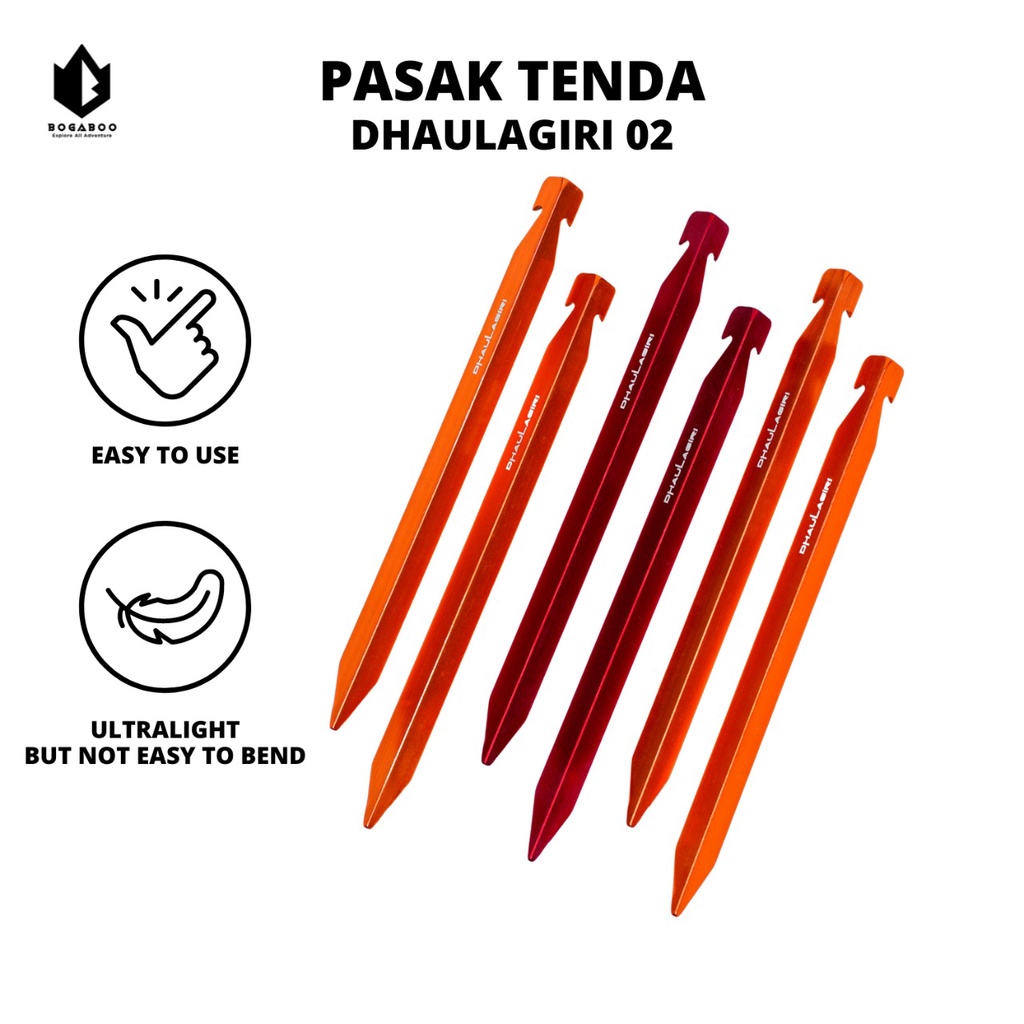 Pasak Tenda DH 02 Isi 1Pcs - Pasak Tenda