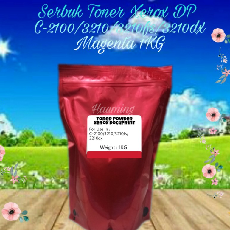 Serbuk Toner Fuji Xerox Docuprint DP C2100 C3210 C3210FS C3210DX C-2100 3210 3210FS Magenta 1kg