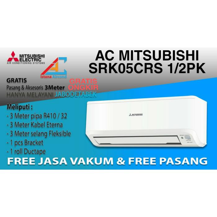 PROMO AC MITSUBISHI 1/2 PK HEAVY DUTY SRK05 |Air Conditioner