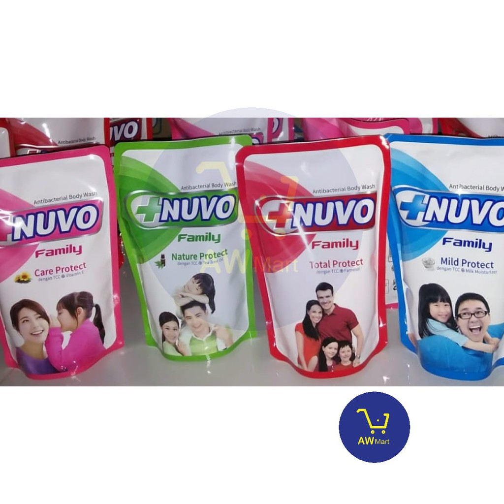 Sabun Nuvo Family Cair REFILL 450ml (DARI PABRIK LANGSUNG) All Varian