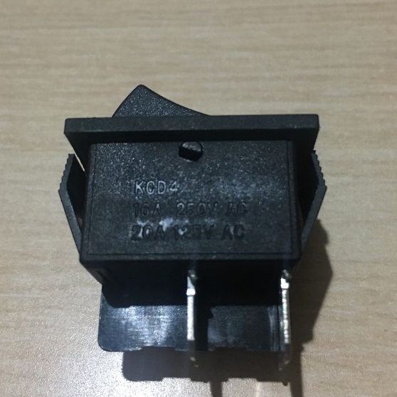 SWITCH ROCKER SAKLAR ON OFF 4 PIN KOTAK 16A 250V 20A 125V