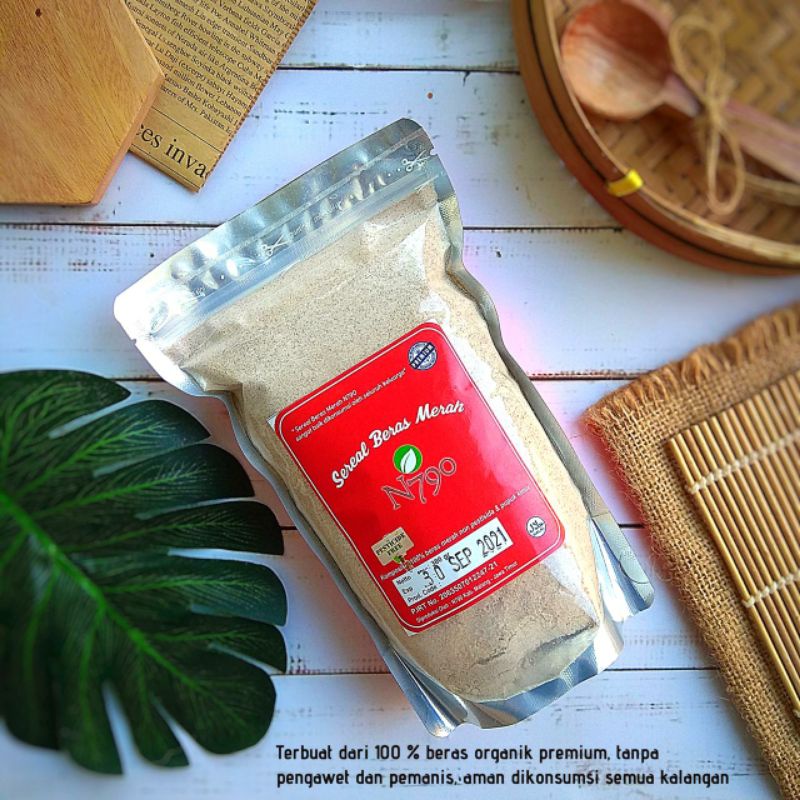 

Sereal Beras Merah N790 | Non pestisida | Sarapan Sehat | Diet Sehat Alami | Dietary Fiber | Antioksidan Alami