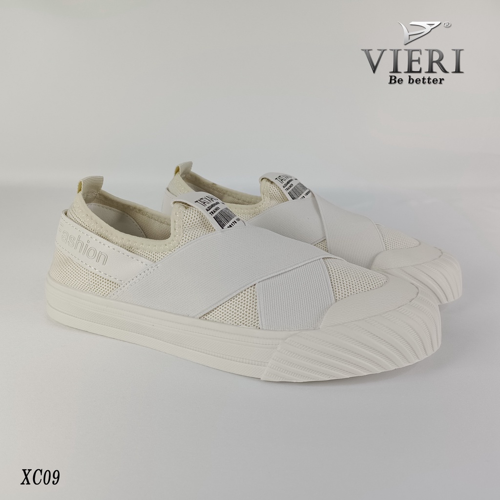 VIERI Sepatu Sneakers Wanita Import Sepatu Casual Warna Putih XP209-4