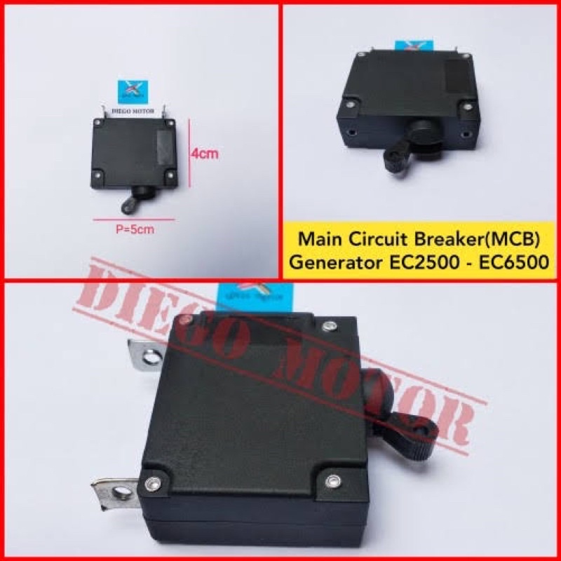 MCB mesin Genset Circuit breaker overload protector Mesin genset