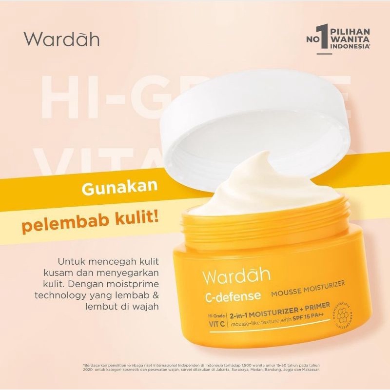WARDAH C-DEFENSE MOUSSE MOISTURIZER