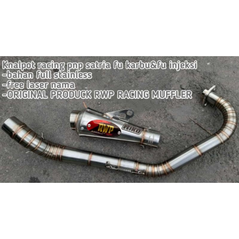 Knalpot racing satria fu karbu satria fu injeksi knalpot satria fu bor up satrai fu roadrace