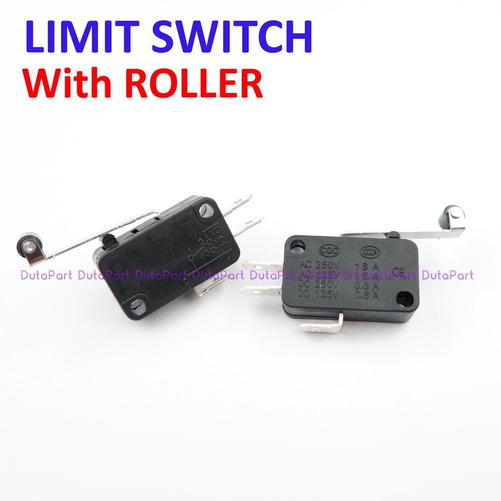 Limit Switch Roller Roda Panjang Saklar Pembatas Micro Switch SPDT