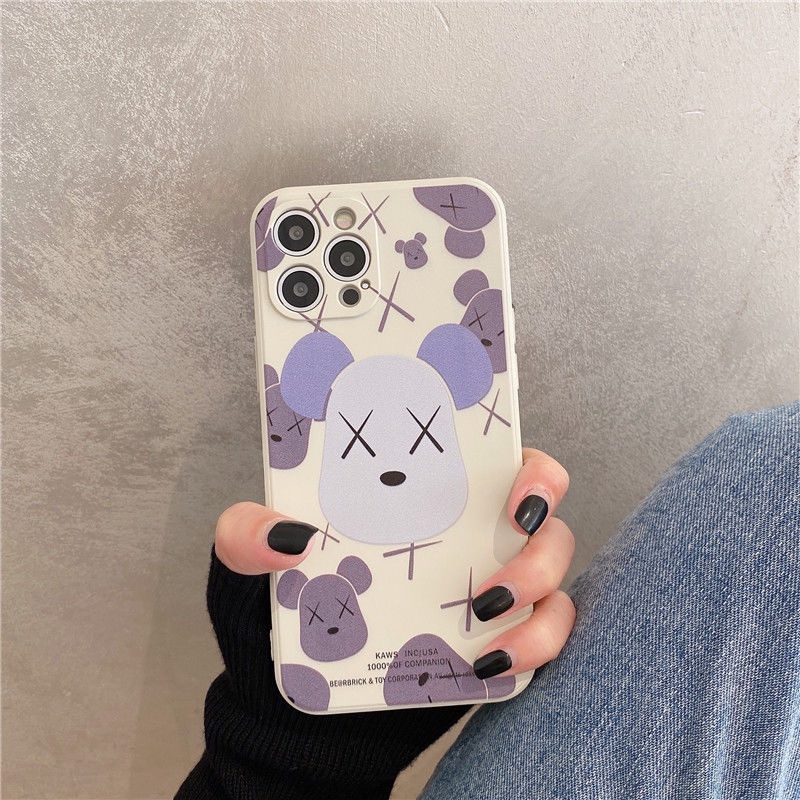 Casing Vivo Case V20 Se Pro V21 Y97 Y95 Y93 Y91 Y93S Y73S Y70S Y19 Y17 Y15 Y12 Y85 Y83 Y72 Y71 Y50 Y30 Y20 Y20S Y20i Y51 2020 India Phone Case Fashion Graffiti Violent Bear Shockproof Silicone Soft Protective Cover-2