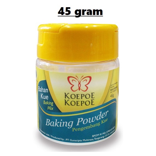 

Koepoe Koepoe Baking Powder Pengembang Kue 45g-Bahan Kue Baking Mix