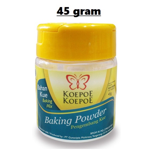 

Koepoe Koepoe Baking Powder Pengembang Kue 45g-Bahan Kue Baking Mix