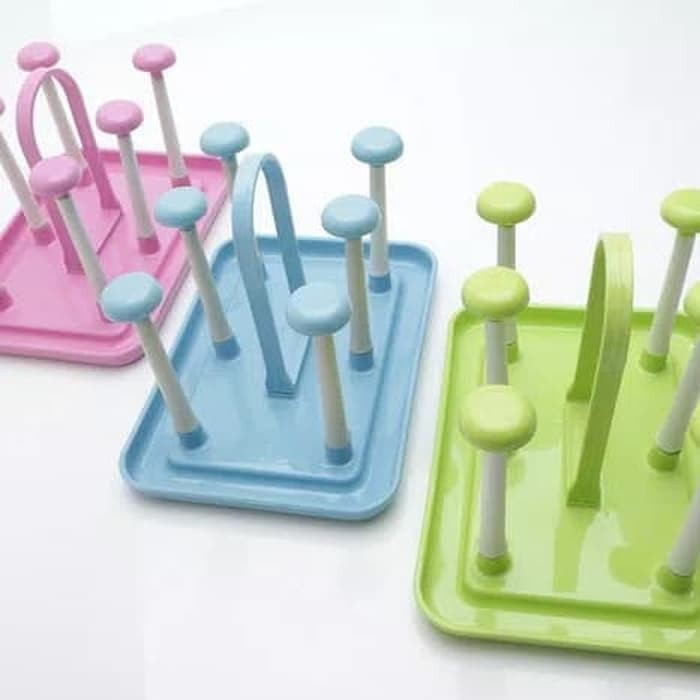 Rak gelas Plastik Glass Stand  Rak Tempat gelas