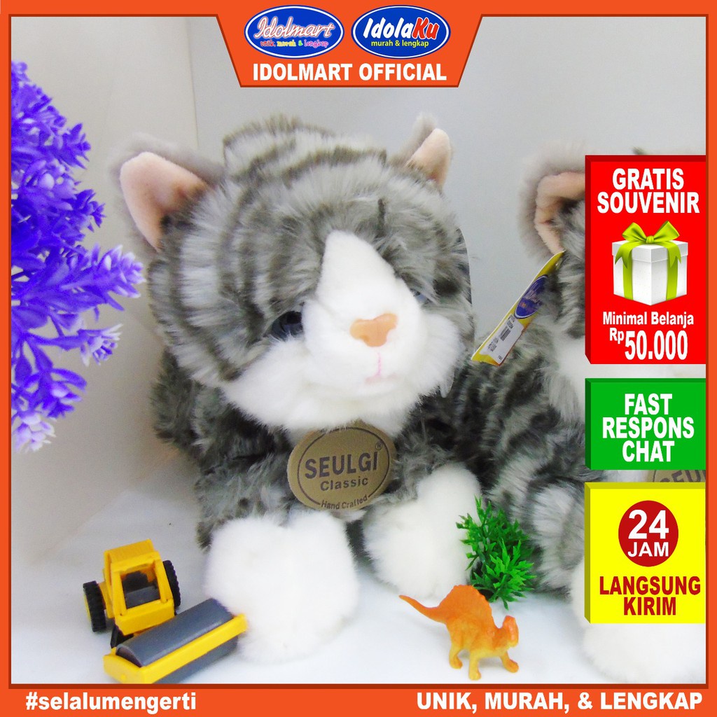 IDOLAKU Boneka Kucing  / ukuran 36cm