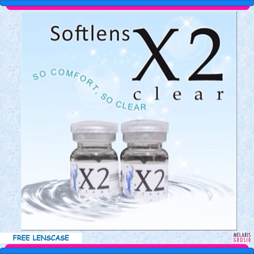 SOFTLENS X2 CLEAR (-0.50 s/d -10.00) PER 1 BOTOL