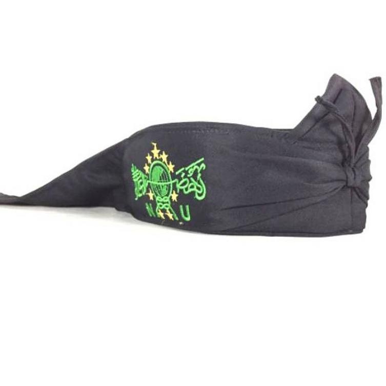 [KODE PRODUK T89040] Blankon udeng ikat kepala totopong blangkon khas sunda jawa LOGO NU HIJAU BORDI