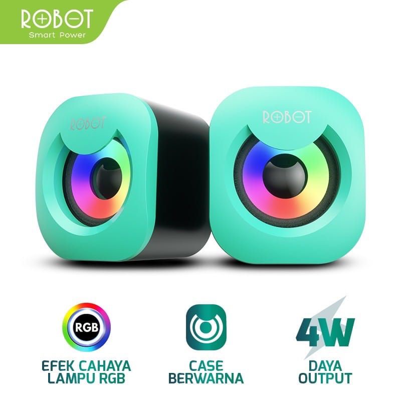 Speaker aktif robot RS180 bisa buat HP Laptop or PC