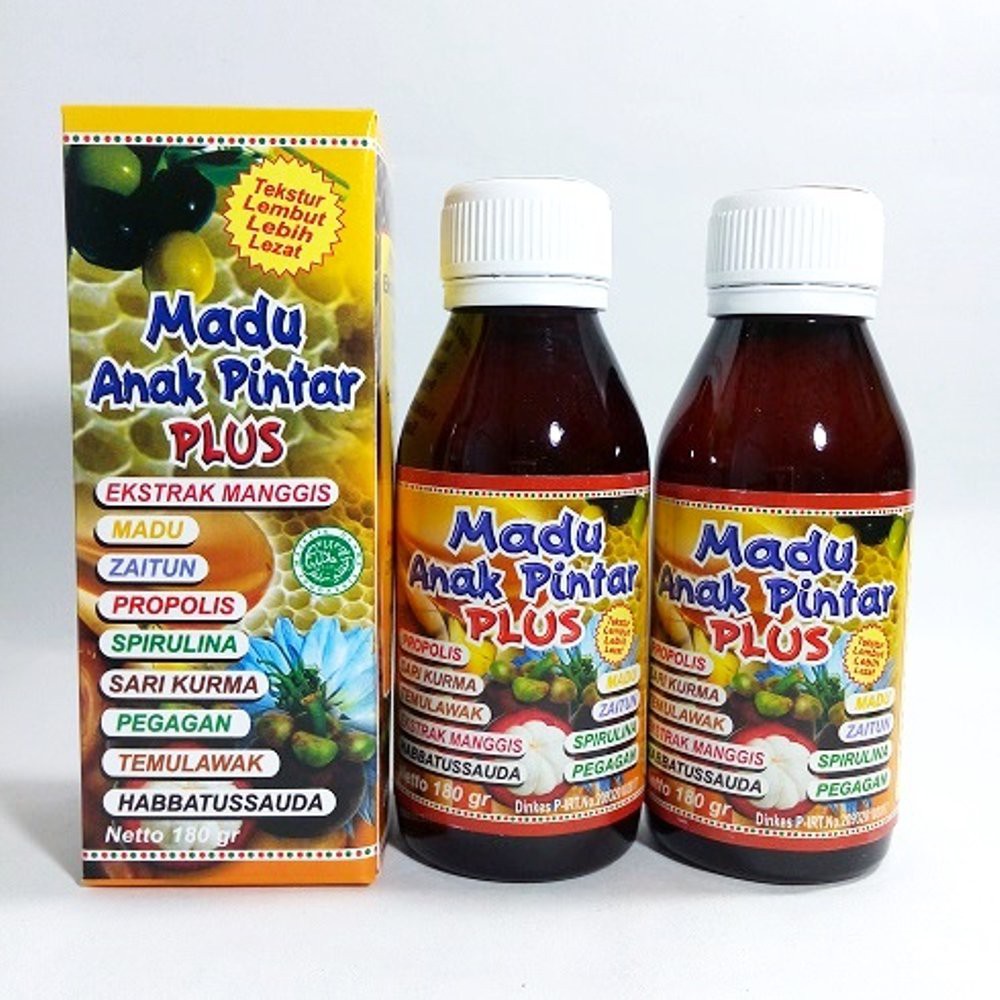 MADU ANAK PINTAR / MADU ANAK PINTAR PLUS 180gr