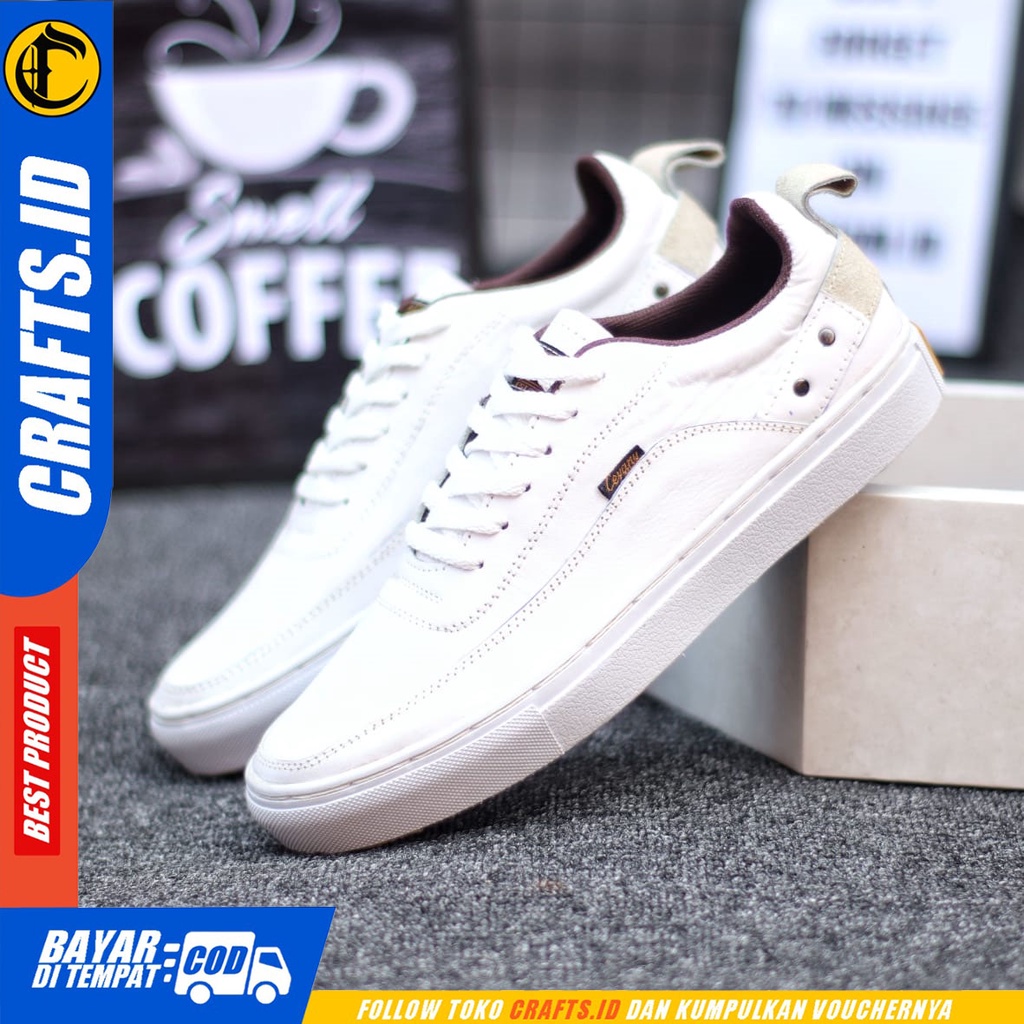 CRAFTS cyre - Sepatu Casual Sneakers Kulit Asli Pria