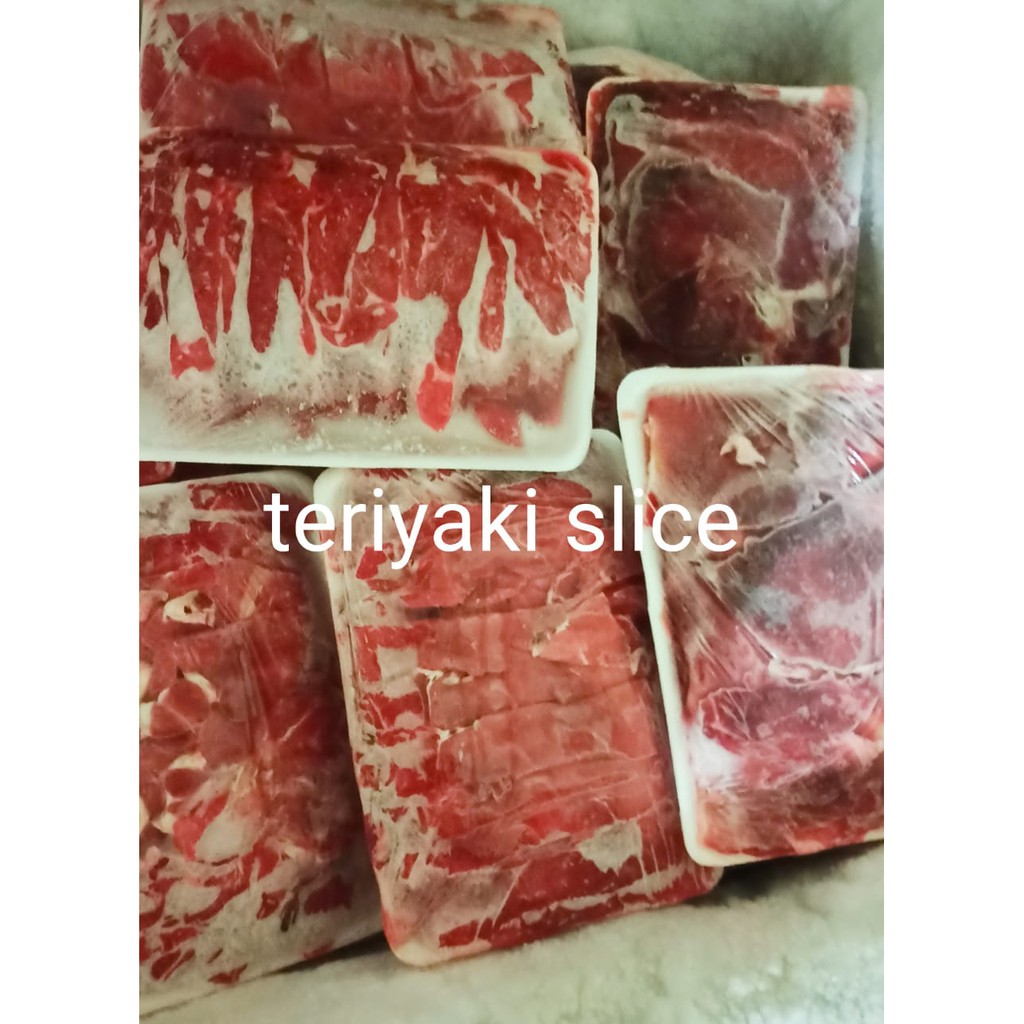 

Daging slice/teriyaki slice 500gram