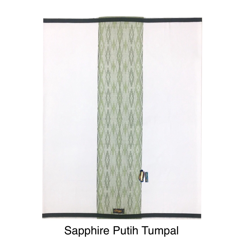 Grosir 10pc - Sarung Sapphire Putih