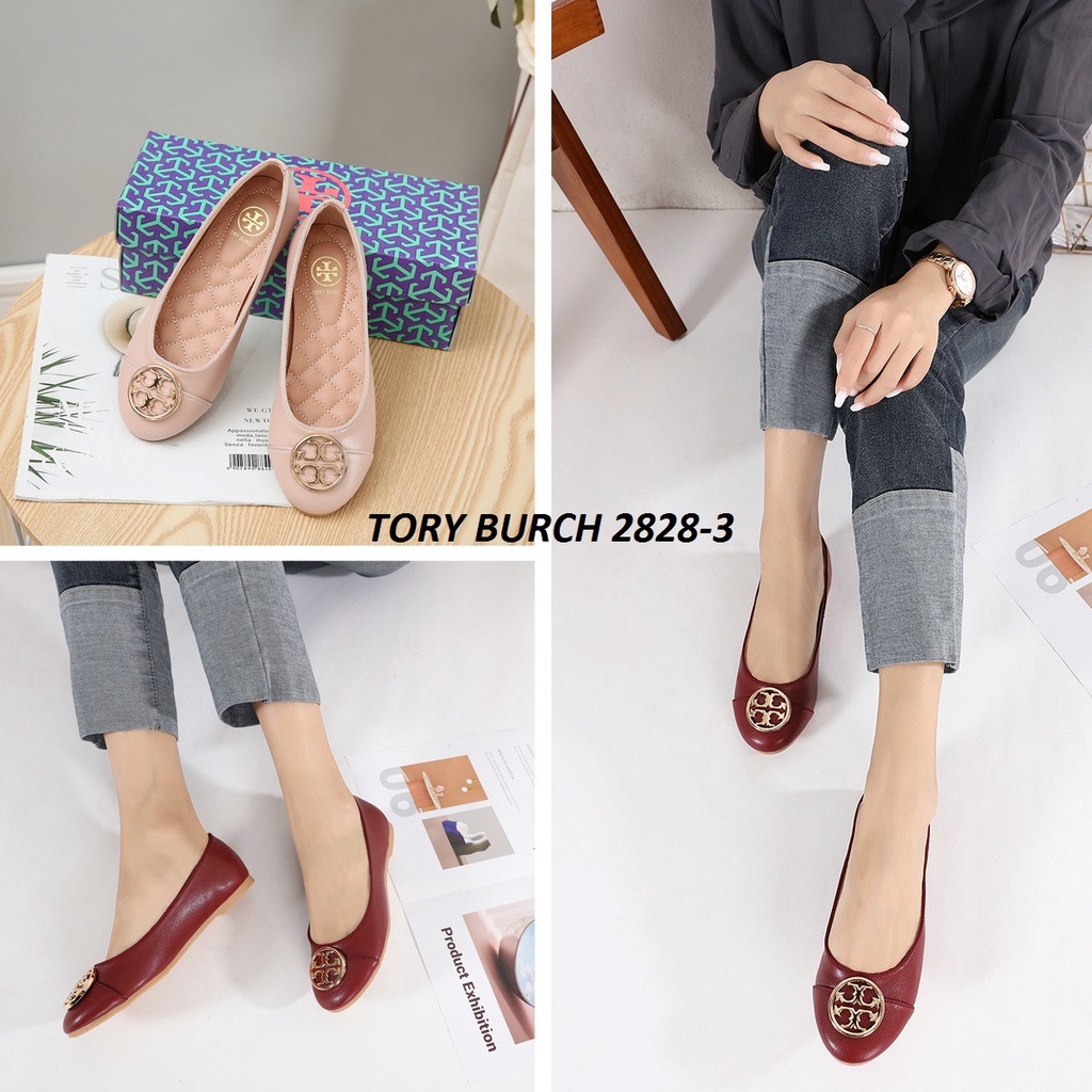 SEPATU WANITA FLAT SHOES KULIT 2828-3