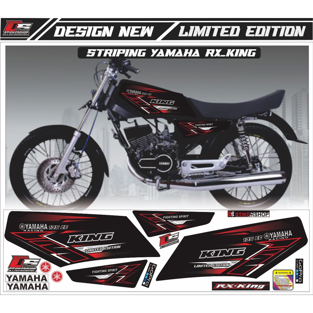 STRIPING RX KING VARIASI/STRIPING RX KING VARIASI SIMPLE/MODIFIKASI RX KING WARNA MERAH