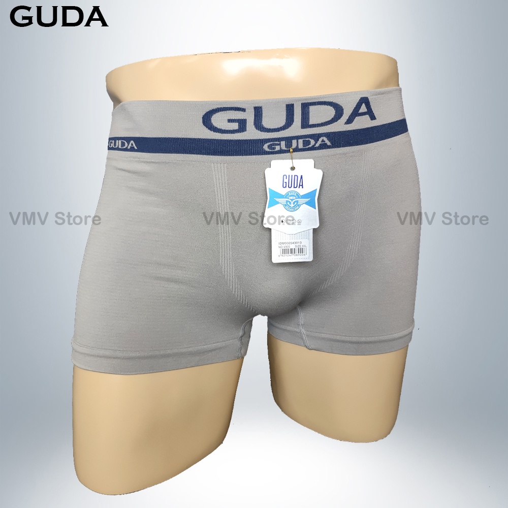 GUDA | KATUN BAMBOO Celana Dalam Pria Boxer Guda V900 Modern List New Model Cd Laki Laki Rajut Seamless Adem Premium VMV Store