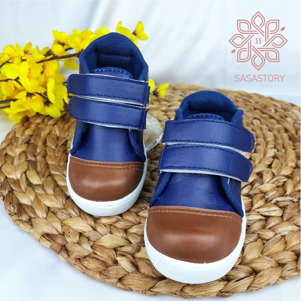 SEPATU SNEAKER ANAK LAKI-LAKI NAVY 1 2 3 TAHUN CA31