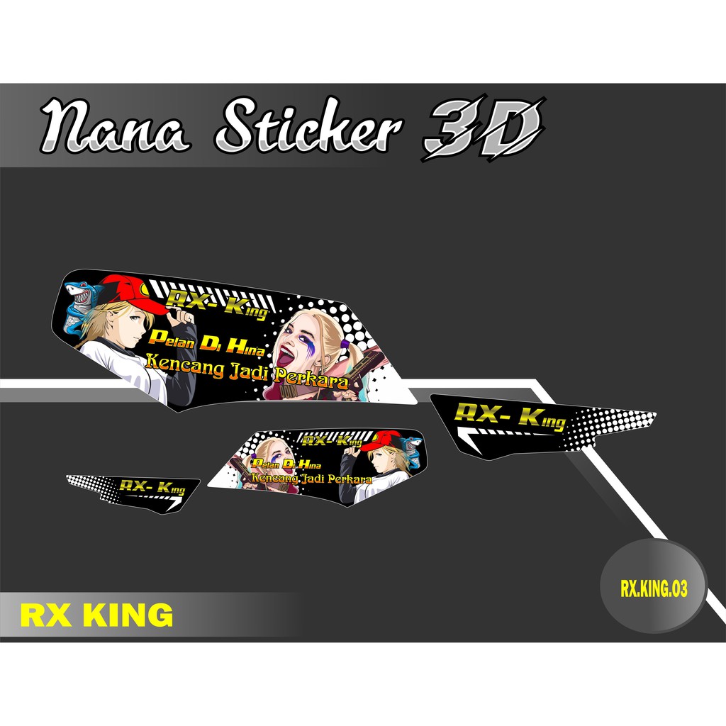 Striping RX King - Stiker Rx King List Variasi Motor STICKER RX KING CODE03