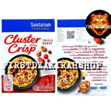 

SANITARIUM cluster crisp triple berry sereal 475gr