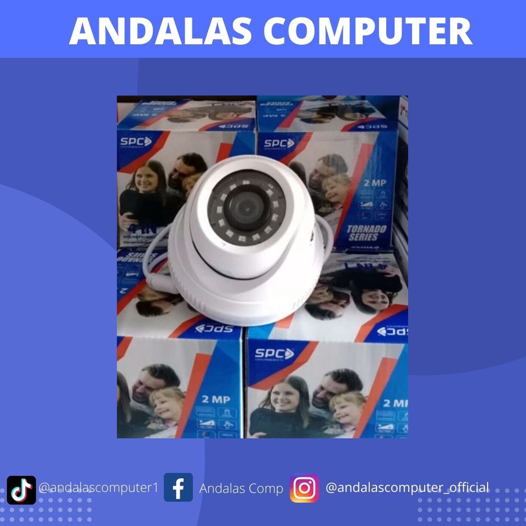 CAMERA KAMERA CCTV SPC Indoor 4 in 1 2.0 MP TORNADO SERIES 4 in 1 CVBS  AHD