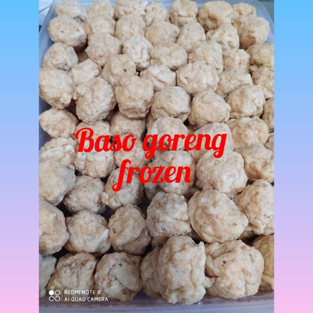 

Baso goreng halal dari ayam dan udang..rasanya gurih nyumie