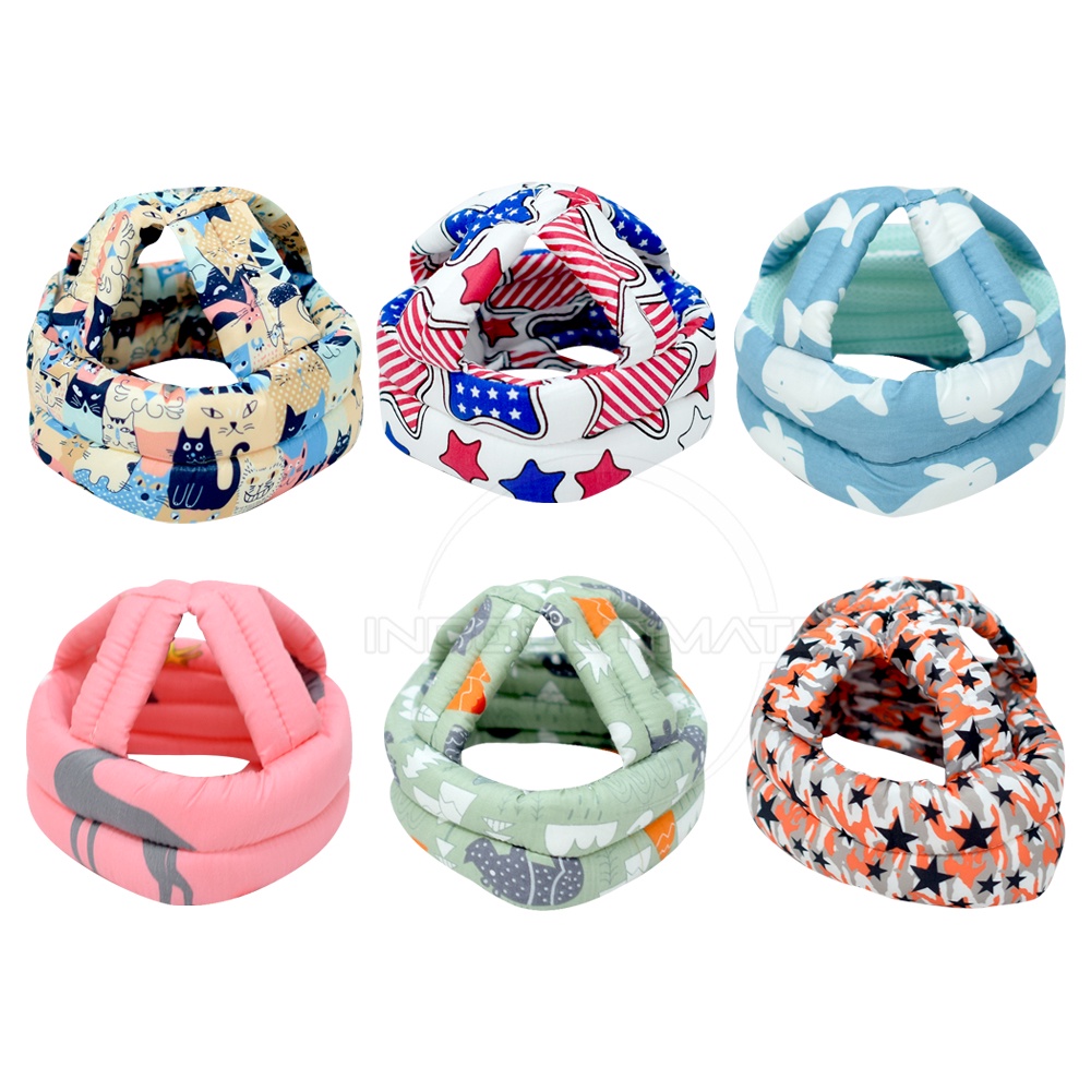 1Pcs Bantalan Pelindung Kepala Bayi HR-02 Topi Pelindung Kepala Bayi Baby Head Protector Baby Head Safety Helmet Helm Pelindung Kepala Bayi Topi Bayi Topi Anak